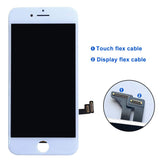 SZRSTH Compatible with iPhone 7 Plus Screen Replacement White 5.5 Inch LCD Display with 3D Touch Screen Digitizer Frame Full Assembly Include Full Free Repair Tools Kit+Instruction+Screen Protector
