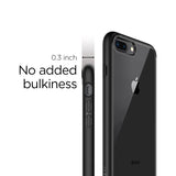 Spigen Ultra Hybrid [2nd Generation] Designed for Apple iPhone 8 Plus Case (2017) / Designed for iPhone 7 Plus Case (2016) - Black