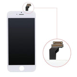 iPhone 6 Screen Replacement White LCD Display Touch Screen Digitizer Frame Assembly Full Set with Free Tools and DRT Professional Glass Screen Protector for iPhone 6 (4.7 inches) (White)