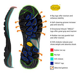 Wantdo Men's Waterproof Hiking Shoes Outdoor Leather Hiking Camping Boot 10.5 M US Brown