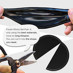 MyWay Fixate Sticky Gel Pad (5-pack) Anti-slip Gel Pads to Stick on Car Dashboard, Glass, Mirrors, Metal, Tile Walls, Kitchen Cabinets Strong & Reusable