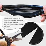 MyWay Fixate Sticky Gel Pad (5-pack) Anti-slip Gel Pads to Stick on Car Dashboard, Glass, Mirrors, Metal, Tile Walls, Kitchen Cabinets Strong & Reusable