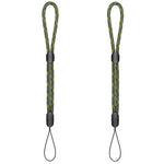 Adjustable Wrist Straps Hand Lanyard, 2 Pieces for iPhone Samsung Camera GoPro USB Flash Drives Keys PSP and Other Portable Items Green(6.3")