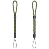 Adjustable Wrist Straps Hand Lanyard, 2 Pieces for iPhone Samsung Camera GoPro USB Flash Drives Keys PSP and Other Portable Items Green(6.3")