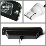 Rear High Mount Smoked Housing LED 3rd Third Tail Brake Light Lamp Replacement for Jeep Wrangler TJ 97-06