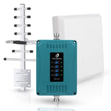 5-Band Cell Phone Signal Booster for Home and Office Use - Supports 4,500 Square Foot Area