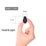 Single Bluetooth Headsets,Mini Bluetooth Earbuds Invisible Bluetooth Headphones with Built-in Mic,Sports Noise Cancelling in-Ear Earphone Car Headset Fit for iPhone Samsung and Other Android Phones
