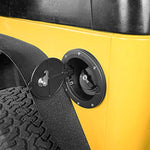 Hooke Road Locking Fuel Gas Tank Cap Cover for 1997-2006 Jeep Wrangler TJ