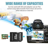 Micro Sd Card 32GB,BOYMXU TF Card with Adapter,High Speed Sd Card Class 10 Memory Card for Phone Camera Computer-Military Color