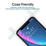 amFilm Glass Screen Protector for iPhone XR (3 Pack) (6.1, 10R) Tempered Glass with Easy Installation Tray