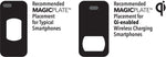SCOSCHE MagicMount Magnetic Mount Replacement Plate Kit - MagicPlate Color Matching Plates for iPhone/iPad and Other Smart Devices - Includes 3 Plates and 2 Cleaning Swabs - Silver (MAGRKSRI)