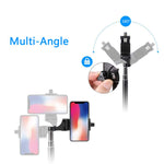 Wevon Selfie Stick Tripod, 54 inch Extendable Phone Tripod with Wireless Remote Compatible with iPhone Xs Max Xr X 8 7 Plus, Android, Samsung Galaxy, Camera Tripod Compatible with Nikon Canon and more