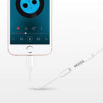 Lighting to 3.5mm Headphone Adapter Jack AUX Cable Compatible with X/Xs/Xs Max/XR 7/8/8Plus iOS 10/11/12 Plug and Play 2Pack