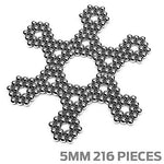 Twiddler Toys Magnetic Balls 5mm 216pcs with Storage Bag – Satisfying Fidget Magnets Desk Toy for Adults
