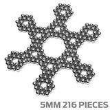 Twiddler Toys Magnetic Balls 5mm 216pcs with Storage Bag – Satisfying Fidget Magnets Desk Toy for Adults