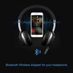 ihens5 Aux Bluetooth Adapter,Mini Wireless Car Bluetooth Receiver Headphone Adapter Handsfree Car Kit BT V4.1 A2DP with Built in Mic 3.5mm Jack for Home Audio Stereo System Headphone Speaker