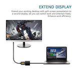 USB 3.0 to VGA Adapter 1080P, Full HD Multi Display Video Graphic Converter for PC Laptop Desktop to TV Monitor Projector, Only Support Windows 7/8/8.1/10 (NO Mac & Linux) (Black)