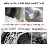 A ABIGAIL Tires Valve Stem Caps for Jeep Grand Cherokee Wrangler Compass Cherokee Renegade Patriot Grand Comander Decoration Accessories