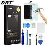 iPhone 6 Screen Replacement White LCD Display Touch Screen Digitizer Frame Assembly Full Set with Free Tools and DRT Professional Glass Screen Protector for iPhone 6 (4.7 inches) (White)