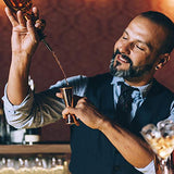 DEKINMAX 12-Piece Bartender kit with stand, Stainless Steel Cocktail Shaker set-Martini Shaker, Jigger, Strainer, Bar Mixer Spoon, Tongs, Bottle Opener,Liquor Pourer,Bottle stopper