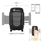 Car Phone Mount, Vansky 3-in-1 Universal Cell Phone Holder Car Air Vent Holder Dashboard Mount Windshield Mount for iPhone Xs Max R X 8 Plus 7 Plus 6S Samsung Galaxy S9 S8 Edge S7 S6 LG Sony and More