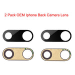 2 Pcak Afeax Compatible OEM Original Back Rear Camera Lens Glass Replacement for iPhone 7 Plus and iPhone 8 Plus (5.5 inch) with Adhesive Glue