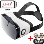 VR Headset - Virtual Reality Goggles by VR WEAR 3D VR Glasses for iPhone 6/7/8/Plus/X & S6/S7/S8/S9/Plus/Note and Other Android Smartphones with 4.5-6.5" Screens + 2 Stickers