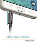 FosPower Audio Cable (15 FT), Stereo Audio 3.5mm Auxiliary Short Cord Male to Male Aux Cable for Car, Apple iPhone, iPod, iPad, Samsung Galaxy, HTC, LG, Google Pixel, Tablet & More