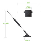 Cell Phone Signal Strength Booster Antenna Compatible for Verizon AT&T Tmobile Sprint. Truck and Car Mount Passive Repeater Antenna 4G LTE for Samsung Apple iPhone LG Motorola Smart Phones by Cellet