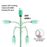 USB C Charger Cable,5-Pack 2M USB Type C Cable Nylon Braided Type C Charging Cable Compatible with Samsung Galaxy S10 Plus S9 Note 9 8 S8,Google Pixel XL 3,LG G5 G6 V30 G7 thinq V20 USB Type C Cord