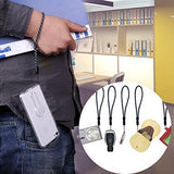 Adjustable Wrist Straps Hand Lanyard for iPhone Samsung Camera GoPro USB Flash Drives Keys PSP and Other Portable Items Black Set of 2