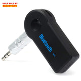 Universal Bluetooth Transmitter Car Kit Handsfree 3.5mm Streaming Car A2DP Wireless AUX Audio Music Receiver Adapter with Microphone for iPhone iOS Android Cell Phones