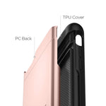 Spigen Slim Armor CS iPhone 7 Case / iPhone 8 Case with Slim Dual Layer Wallet Design and Card Slot Holder for Apple iPhone 7 (2016) / iPhone 8 (2017) (Rose Gold)