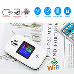 KuWFi 4G LTE Mobile WiFi Hotspot Unlocked Wireless Internet Router Devices with SIM Card Slot for Travel Support B1/B3/B5/B7/B8/B20 in Europe Caribbean South America Africa