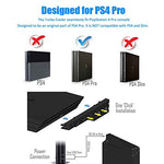 PS4 Pro Turbo Cooling Fan - ElecGear External USB Cooler with Auto Temperature Sensor Controlled Radiator Heat Exhaust for Sony PlayStation 4 Pro Console