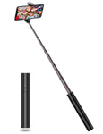 JTWEB Selfie Stick Bluetooth All in One Selfie Sticks Upgrade Aluminum Design for iPhone Xs/XS max/XR/X/8/8P/7/7P/6s/6/5, Android Galaxy S9/8/7/6/Note, Huawei, Nubia, More (Selfie Stick Compact)