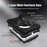 CCMAO Galaxy Tab A 8.0 Case 2019, SM-T290/T295 Case, [Hand Strap] 360 Degree Rotating Kickstand Full-Body Impact Resistant Cover for Samsung Galaxy Tab A 8.0 Inch 2019 (SM-T290 /SM-T295) (Black)