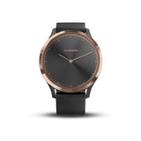 Garmin vívomove HR, Hybrid Smartwatch Men Women, Black/Rose Gold