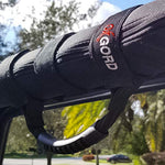 OxGord Roll Bar Grab Handle Grips Set for Jeep, UTV, ATV - Strap Fits 1 1/2 to 3 Inch Bars - Pack of 2, Black