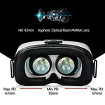 Virtual Reality Headset, Goggles Gear, Google - 3D VR Glasses by VR WEAR VR 3D Box for Any Phone (iPhone 6/7/8/Plus/X & S6/S7/S8/S9/Plus/Note and All Android Smartphone) with 4.5-6.5" Screen