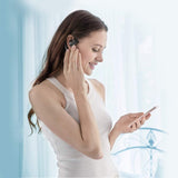 AMINY Bluetooth Headset Compatible with Android 16-Hr Playing Time V4.2 Car Wireless Earphones with Mic Cell Phone Noise Cancelling UFO (Updated Version)