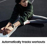 Samsung Galaxy Fit E 2019, Fitness Band, Pedometer, Heart Rate & Sleep Tracker, PMOLED Display, 5ATM Water Resistance, MIL-STD-810G, Bluetooth Active SM-R375 - International Version (Black)