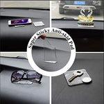 ZC GEL Universal Sticky Pads, Removable and Reusable Non Slip Mat Cell Phone Holder for Car Dashboard Office House Glass Mirrors Anywhere, Clear Anti Slip Pads 10 Pcs 