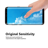 [2PACK] Galaxy S8 Clear Screen Protector,[Case Friendly][Anti-Fingerprint] Tempered Glass Screen Protector Compatible with Samsung Galaxy S8