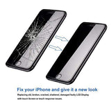 for iPhone 7 Screen Replacement Black(4.7''),i7 3D Touch LCD Display Touch Digitizer with Camera Screen Full Assembly with Repair Tool Kit and Screen Protector