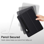 ESR Pencil Holder Compatible with The Apple Pencil (1st and 2nd Gen), Elastic Pocket [Stylus Pens Protected and Safe] Pouch Adhesive Sleeve Attached to Case for Stylus Pens - Black