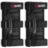 OxGord Roll Bar Grab Handle Grips Set for Jeep, UTV, ATV - Strap Fits 1 1/2 to 3 Inch Bars - Pack of 2, Black