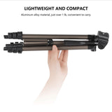 Eocean Tripod, 50-inch Video Tripod for Cellphone with iOS Andriod System, Universal Tripod for Gopro and Camera with Wireless Remote, Compatible with iPhone Xs/Xr/Xs MaX/X/8/Galaxy Note 9/S9/Google