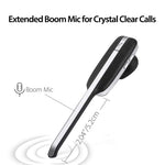 Avantree Handsfree Wireless Headset & Car Bluetooth Receiver 2-in-1, Hands Free Earpiece with Extended Mic for Clear Calling, aptX Wireless Audio Music Adapter with 3.5mm Aux for Car Stereo - Ego