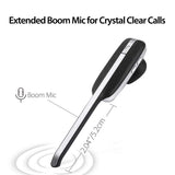 Avantree Handsfree Wireless Headset & Car Bluetooth Receiver 2-in-1, Hands Free Earpiece with Extended Mic for Clear Calling, aptX Wireless Audio Music Adapter with 3.5mm Aux for Car Stereo - Ego